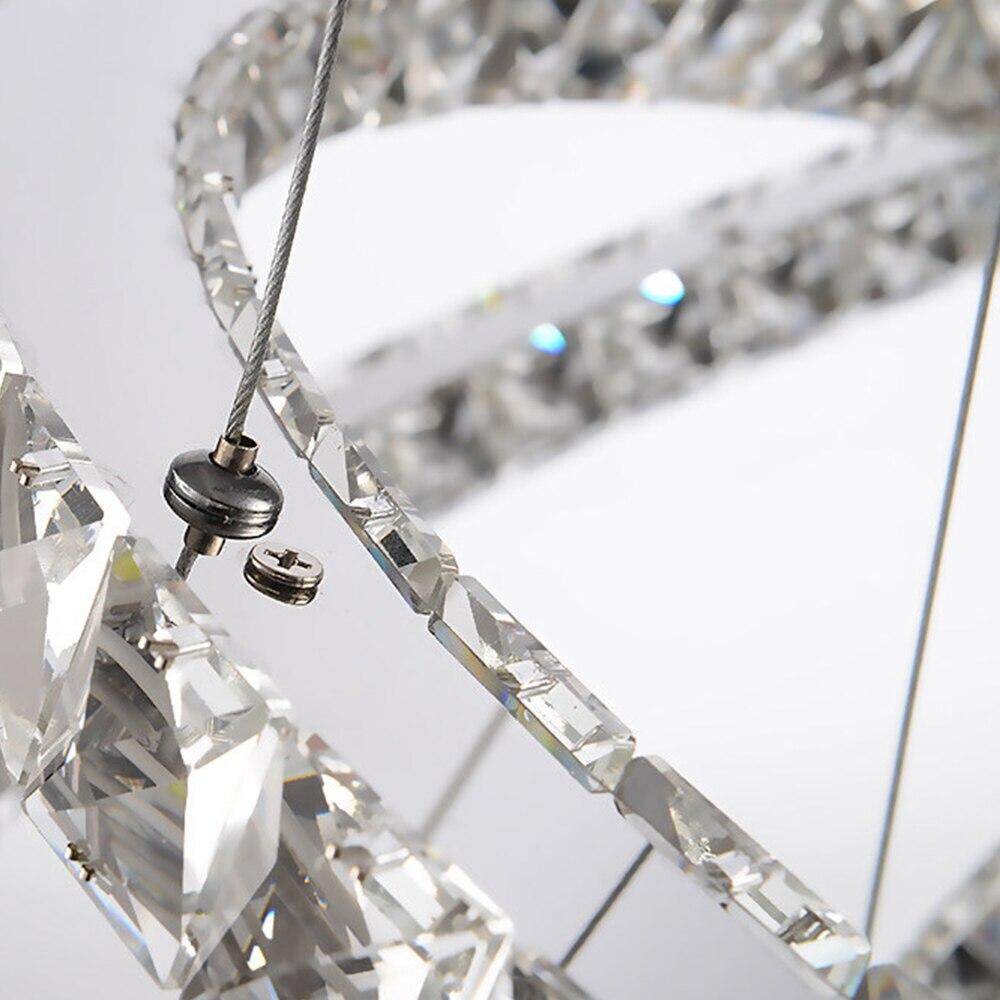 Modern LED Crystal Chandelier Lights Lamp For Living Room Cristal Lustre Chandeliers Lighting Pendant Hanging Ceiling Fixtures