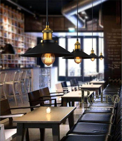 Edison Loft Style Vintage Industrial Retro Pendant Lamp Light e27 Holder Iron Restaurant Bar Counter Attic Bookstore Lamp