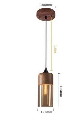 Glass Nordic Modern Pendant Lamp Dinning Room Bar Cafe Loft Vintage Light Hanging Lights Industrial Lighting Fixtures LED