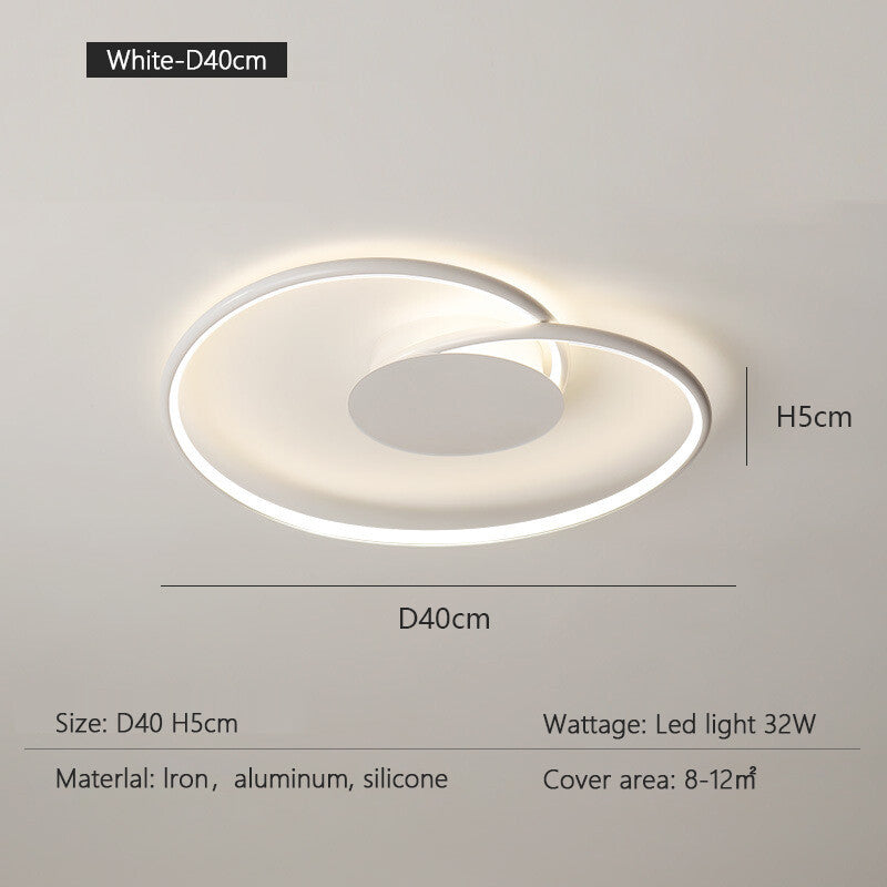 Bedroom Lamps  Mordern Minimalism Led Ceiling Lamp Creative Dimmable Study Room Light Indoor Lighting Home Decor Luster Fixtures