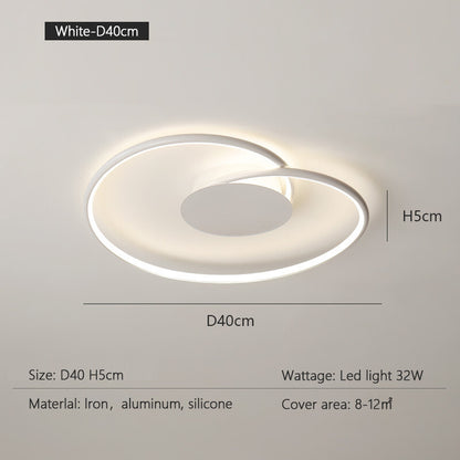 Bedroom Lamps  Mordern Minimalism Led Ceiling Lamp Creative Dimmable Study Room Light Indoor Lighting Home Decor Luster Fixtures