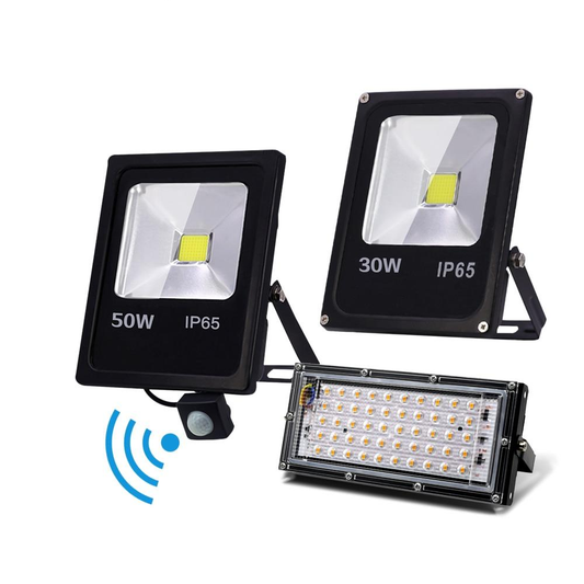 Motion Sensor LED FloodLight 50W 30W 10W Outdoor Lighting Waterproof IP65 Reflector Led Flood Light Spotlight Exterieur
