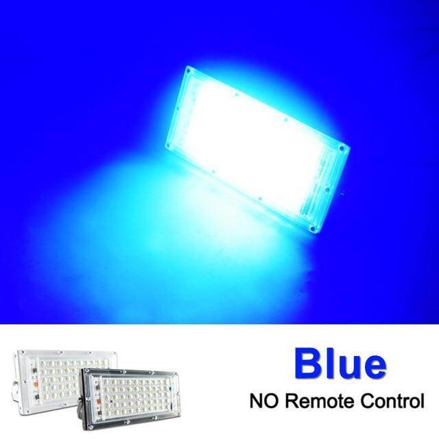 2pcs LED Flood Light 50W 100W RGB Floodlight IP65 Waterproof Outdoor Street Spot Wall Reflector Lighting Garden Spotlight