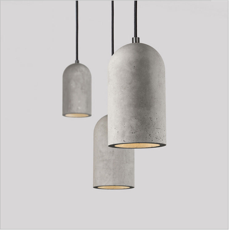 Modern LED Pendant Lights Simple Indoor Light Fixtures Lighting Dining Room Nordic Cement  Hanging Lamps