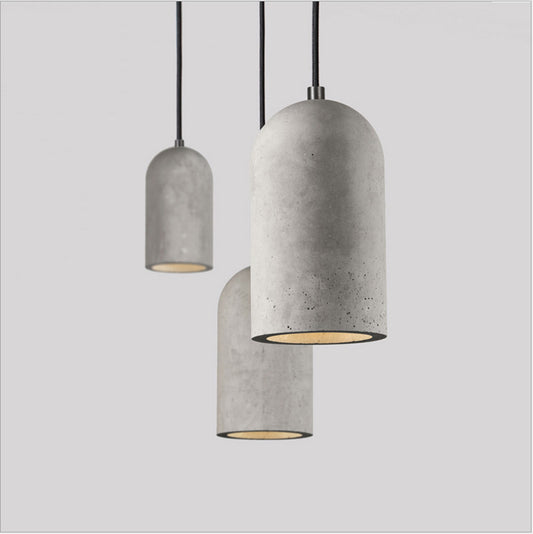 Modern LED Pendant Lights Simple Indoor Light Fixtures Lighting Dining Room Nordic Cement  Hanging Lamps