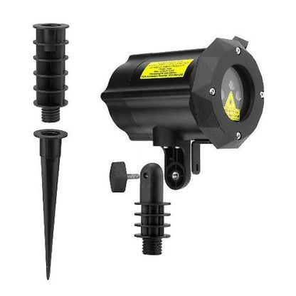 1pcs x-33p-b rgb led laser projector moving pattern lamps stage light outdoor snowflakes stage light christmas party garden