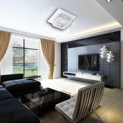 12W Ceiling Lamp Crystal LED Bulb Base High Light Transmittance Cool White/Warm White Modern Pendant Lamp