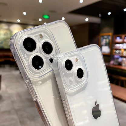 Transparent Hard Back Cover Luxury Shockproof Clear Phone Case For iPhone 16 15 14 13 12 11 Pro Max X XR XS XS Max 6S 7 8 Plus