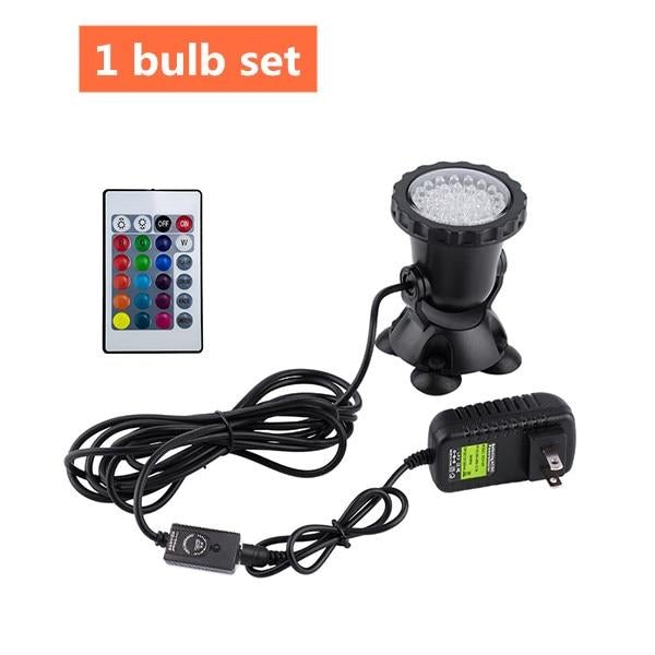 LED Underwater Lights Waterproof Lamp RGB 36leds Underwater Spot Light for Swimming Pool Fountains Pond Water Garden Aquarium