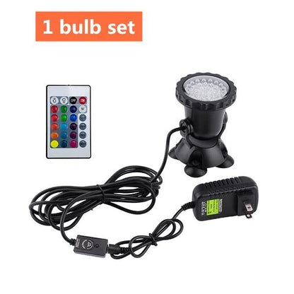 LED Underwater Lights Waterproof Lamp RGB 36leds Underwater Spot Light for Swimming Pool Fountains Pond Water Garden Aquarium