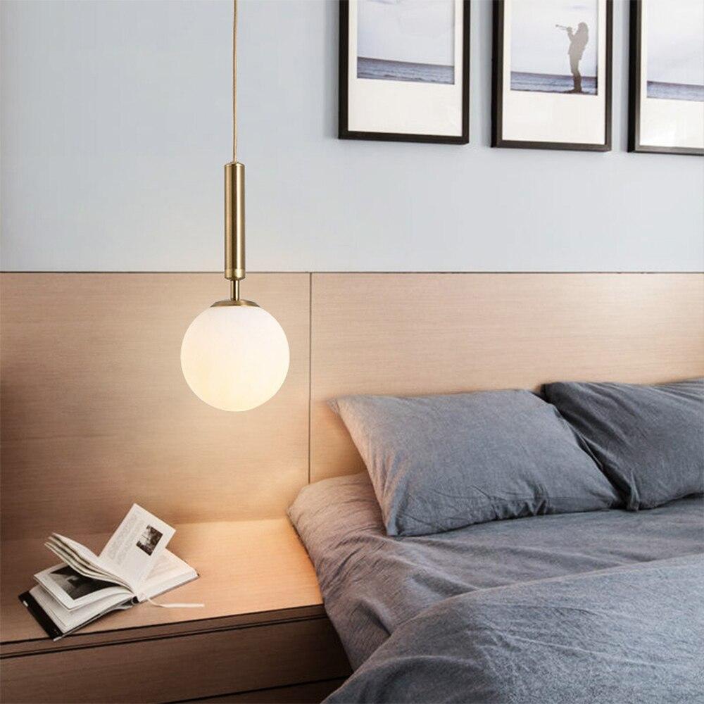 25cm Loft Nordic Pendant Lights Hanging Lamp Industrial Hanglamp Modern Brass Aluminum Suspension Dropshipping