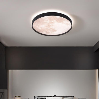 New Modern Simple Round Bread Lamp Creative Net Red Moon Ceiling Lamp
