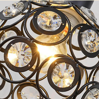 E26/E27 Retro Metal+Cloth Pendant Lamp For Indoor Living Room Dinning Room Hallway Indoor Lighting Hanging Lamp