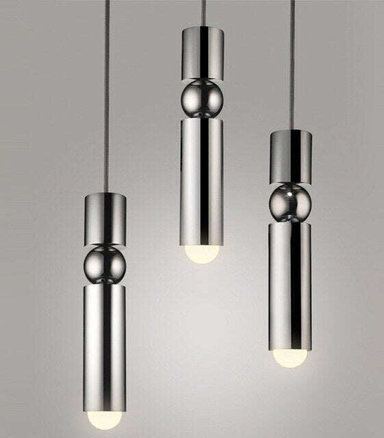 Modern Nordic Simple GU10 LED Hanging Lights Loft Single Head Pendant Lamps For Living Room Bedroom Bedside Art Restaurant Bar