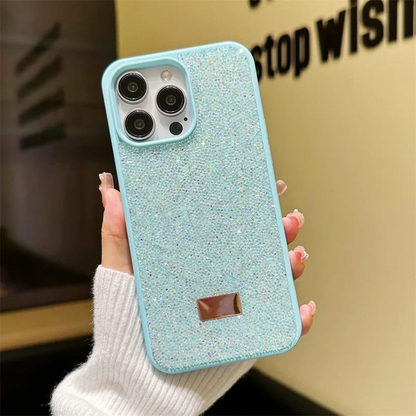 Bling Glitter Phone Case For iPhone 17 16 Pro Max 15Pro 14plus 13 12 Vogue Protective Soft Diamond Cover Protective Shell