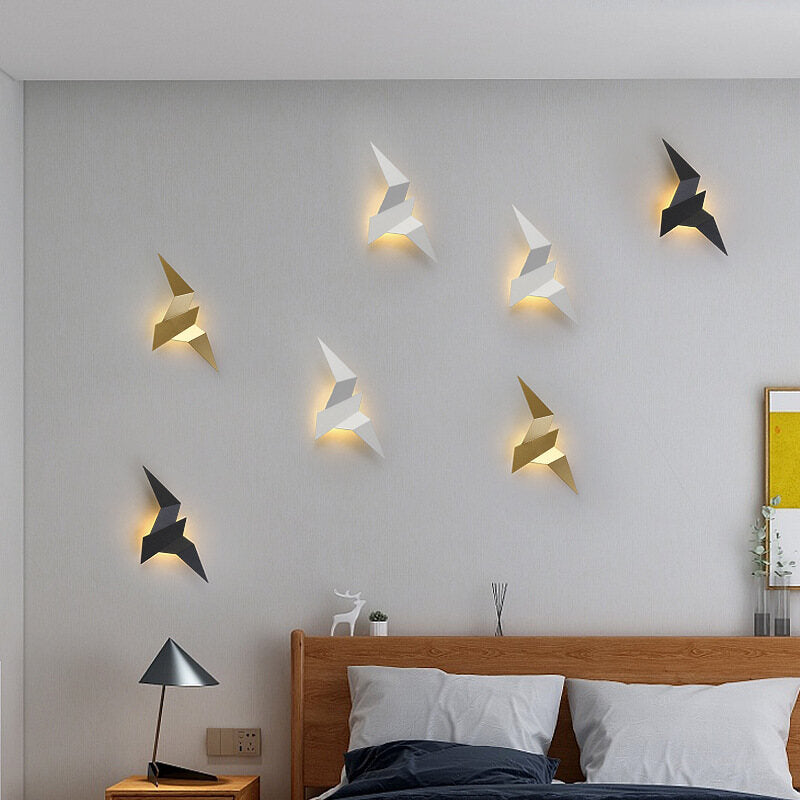 New Nordic LED bird wall lamps Bedroom Decor Wall Lights Indoor Modern Lighting fixtures