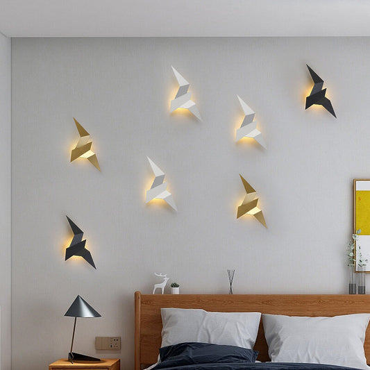 New Nordic LED bird wall lamps Bedroom Decor Wall Lights Indoor Modern Lighting fixtures