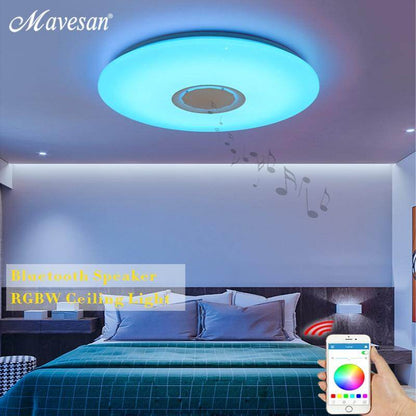 Music LED ceiling Lights RGB APP and Remote control ceiling lamp bedroom 25W 36W 52W living room light lampara de techo