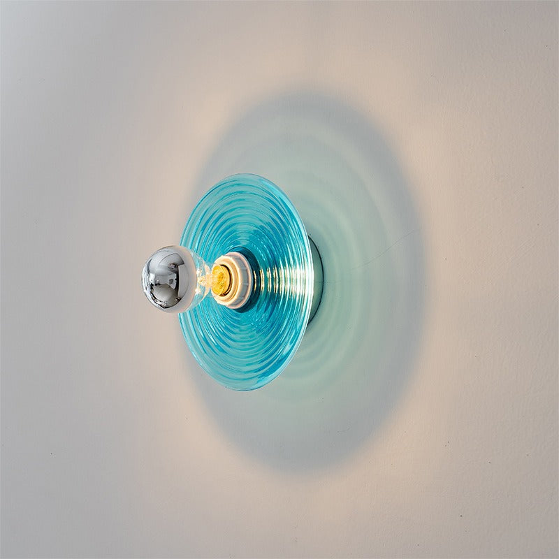 Nordic LED Wall Lamp Water Ripple Glass Lighting For Bedroom Living Room Home Decoratio