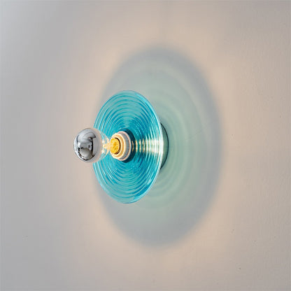 Nordic LED Wall Lamp Water Ripple Glass Lighting For Bedroom Living Room Home Decoratio
