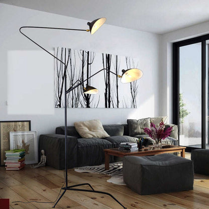 Nordic DaWn Spider Serge Mouille Floor Lamp Modeling Bedroom Industrial standing Lamp Simple Living Room Led Floor Light Fixture