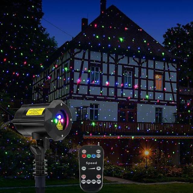1pcs x-33p-b rgb led laser projector moving pattern lamps stage light outdoor snowflakes stage light christmas party garden