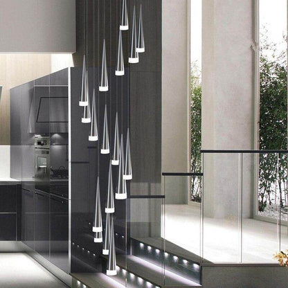 Modern Led Pendant Lights Fixture For Dining Room Aluminum Hardware Hanging Lamp  Lighting Restaurant Decorated For 15-30 Meters