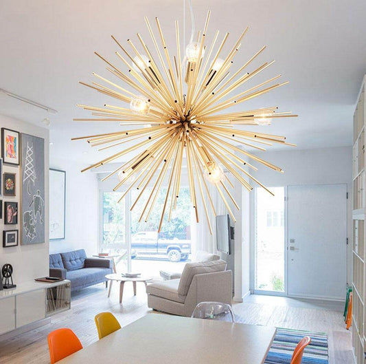 Nordic Pendant Lights Antique Living Room Handing Lamps Gold Artistic LED lighting Industrial Luminaria Modern Home Decoration