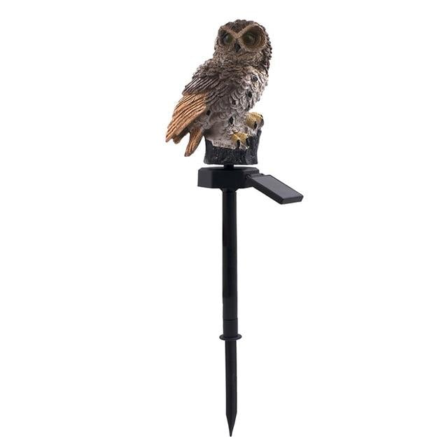 Solar power led garden light outdoor Waterproof energy panel lamp luz solar Owl lighting Path  Yard decoration for ping