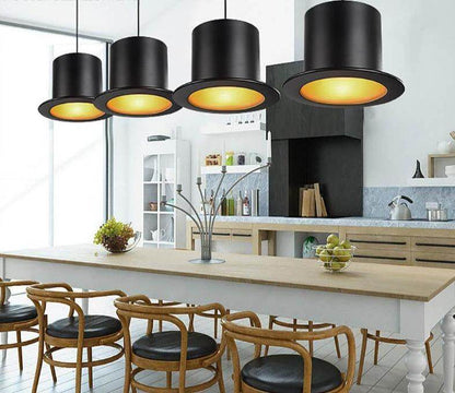 Modern Attractive Pendant Lamps England Hat Lamp Coffeeshop Bar Bedroom Lights