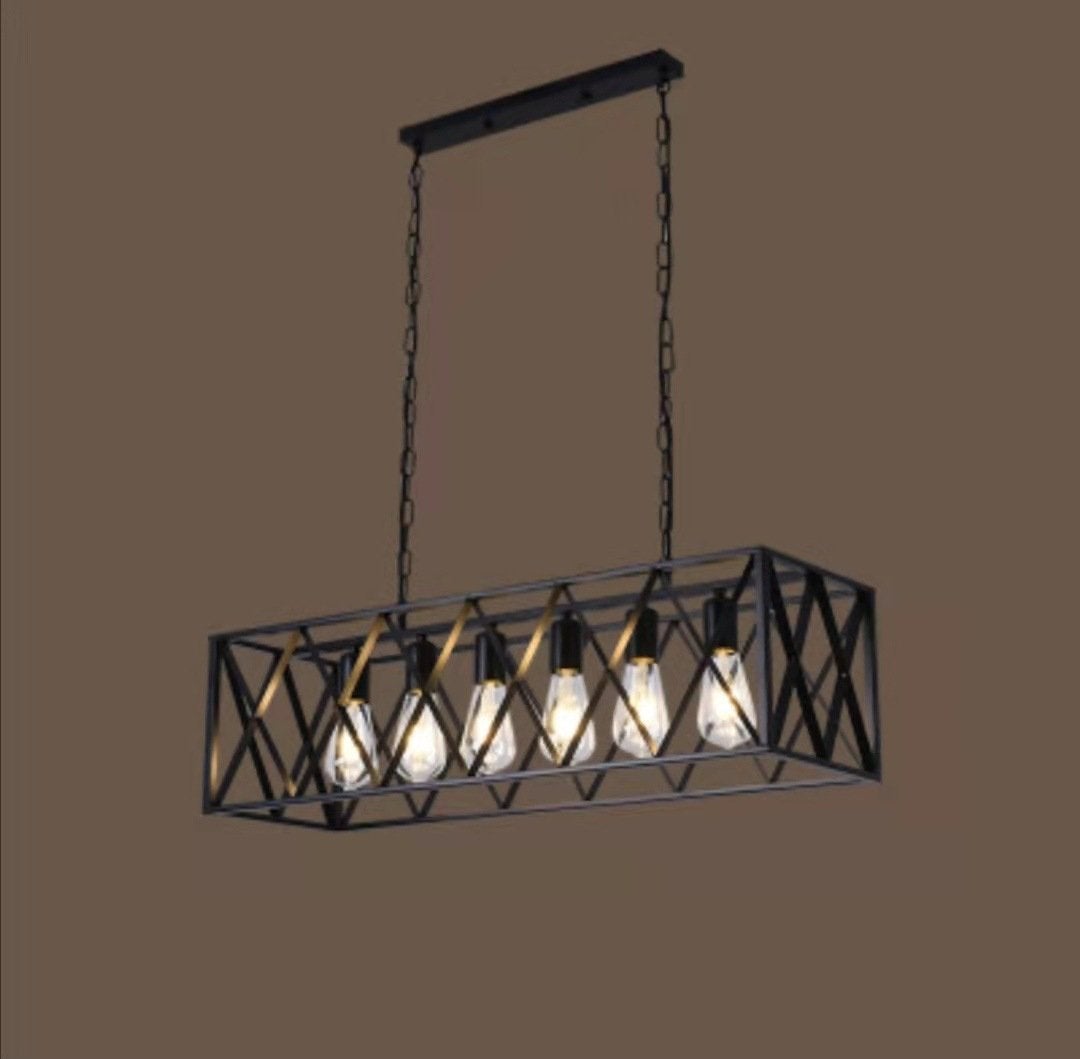 American Retro Iron Chandelier