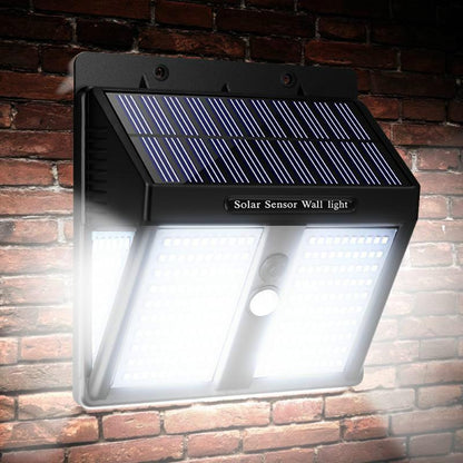 250 LED Solar Light Outdoor Solar Lamp Solar Powered Sunlight Waterproof PIR Motion Sensor Street Light for Garden Decoration