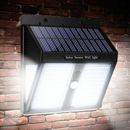 250 LED Solar Light Outdoor Solar Lamp Solar Powered Sunlight Waterproof PIR Motion Sensor Street Light for Garden Decoration