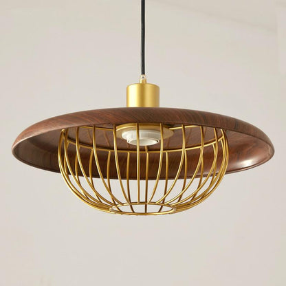 Simple Nordic Single Head Chandelier Personalized Bar Restaurant Bedroom Lamp Coffee Shop Hat Shadow Chandelier