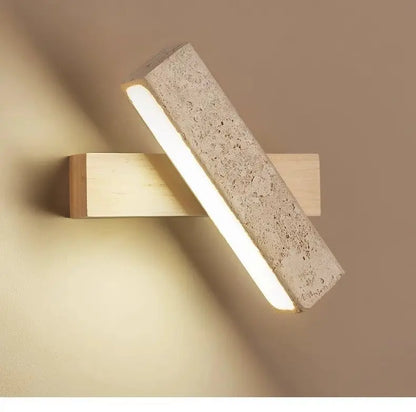 Natural Stone Wall Lamp Art Decor Sconce For Foyer Dining Room Bedroom Stairs Aisle Corridor Atmosphere Lighting