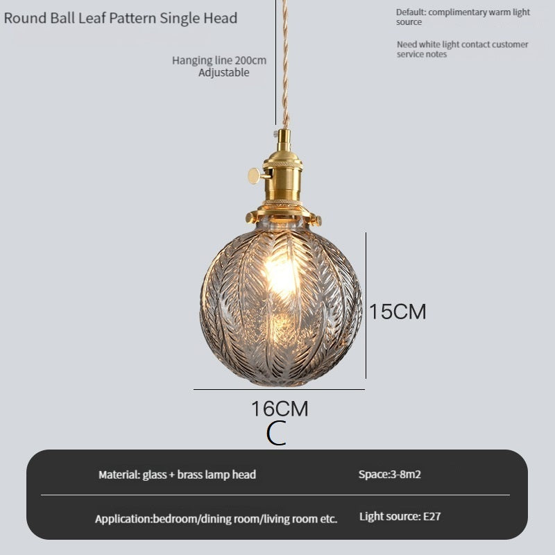 Vintage Edison Switch Pendant Light Crystal Glass Shade Loft Bar Hanging Ceiling Lamp For Kitchen Dining Room Bedroom Chandelier
