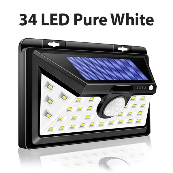 LED Solar lights Outdoor Motion sensor wall lamps Waterproof Emergency light Suitable for Garden Front door Garage Fence