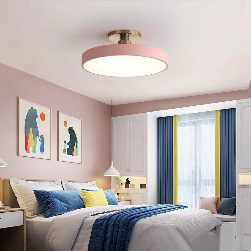 Modern  Led Ceiling  Lamp For Bedroom Round Simple LED Ceiling Chandelier For Living Room Aisle Dining Room Led Ceiling Lights