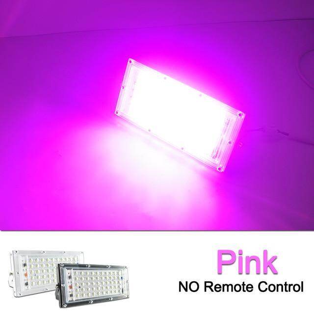 2pcs LED Flood Light 50W RGB Led Floodlight Remote control COB chip LED street Lamp ACwaterproof IP65 outdoor Lighting
