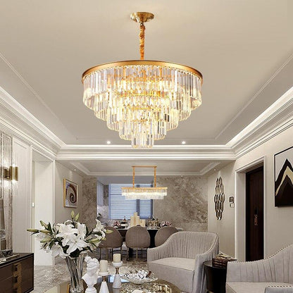 Copper Crystal Ceiling Lamp For Living Room Modern Led Ceiling Lights For Bedroom Home Ceiling Lamp Fixture Crystal Lustres