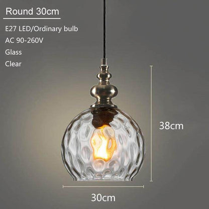 Modern Creative Europe Glass Pendant Light LED E27 With 3 Colors For Bedroom/Restaurant/Living Room/Kitchen/Cafe/Hotel/Office