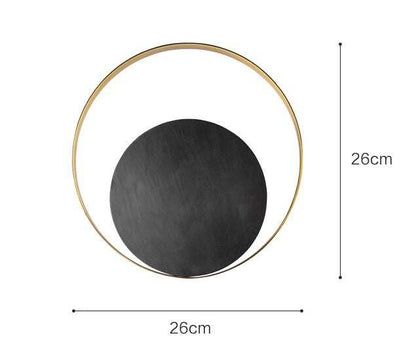 Simple Creative Living Room Wall Lamp After Modern Designer Art Bedroom Bedside Model Room Copper Wall Lamp