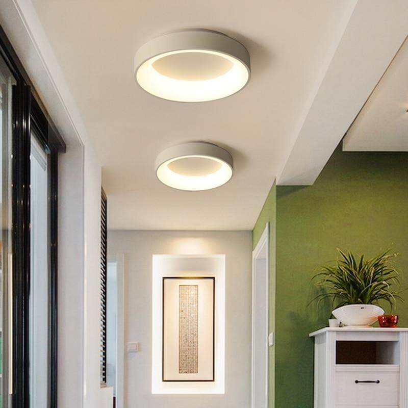 Round Modern Led Ceiling Lights For Living Room Bedroom Study Room Dimmable+RC Ceiling Lamp Fixtures