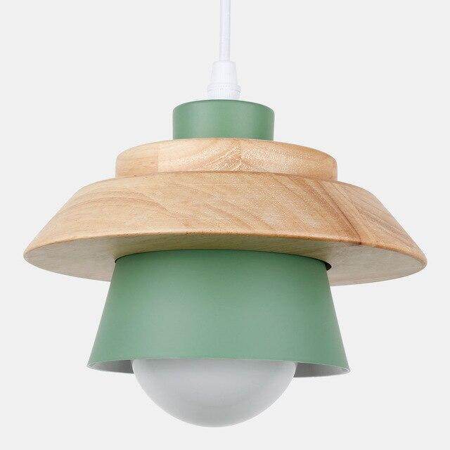 Pendant Light Led Pendant Fixture Hanging Kitchen Lamp Dining Room Pendant Lamp E27 Dinning Room Lights Wood Pendant Lamp Modern