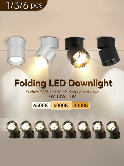 LED Downlight 3 Colour Change Home-Appliance Spotlight Indoor Ceiling Lamps Room Lustre Lights Led Spot
