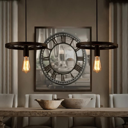 Retro Loft Style Vitnage Industrial Lighting Pendant Lights Fixtures Edison Water Pipe Lamp Hanglamp Suspenison Luminaire Single