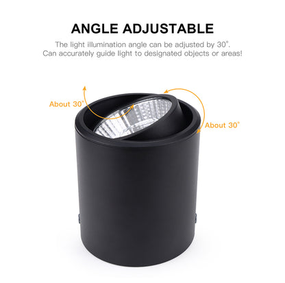 Aluminum LED Downlight COB Surface Mounted Spot Light Home Decor Ceiling Lamp 7W 12W Spotlight Hallway Indoor Lighting