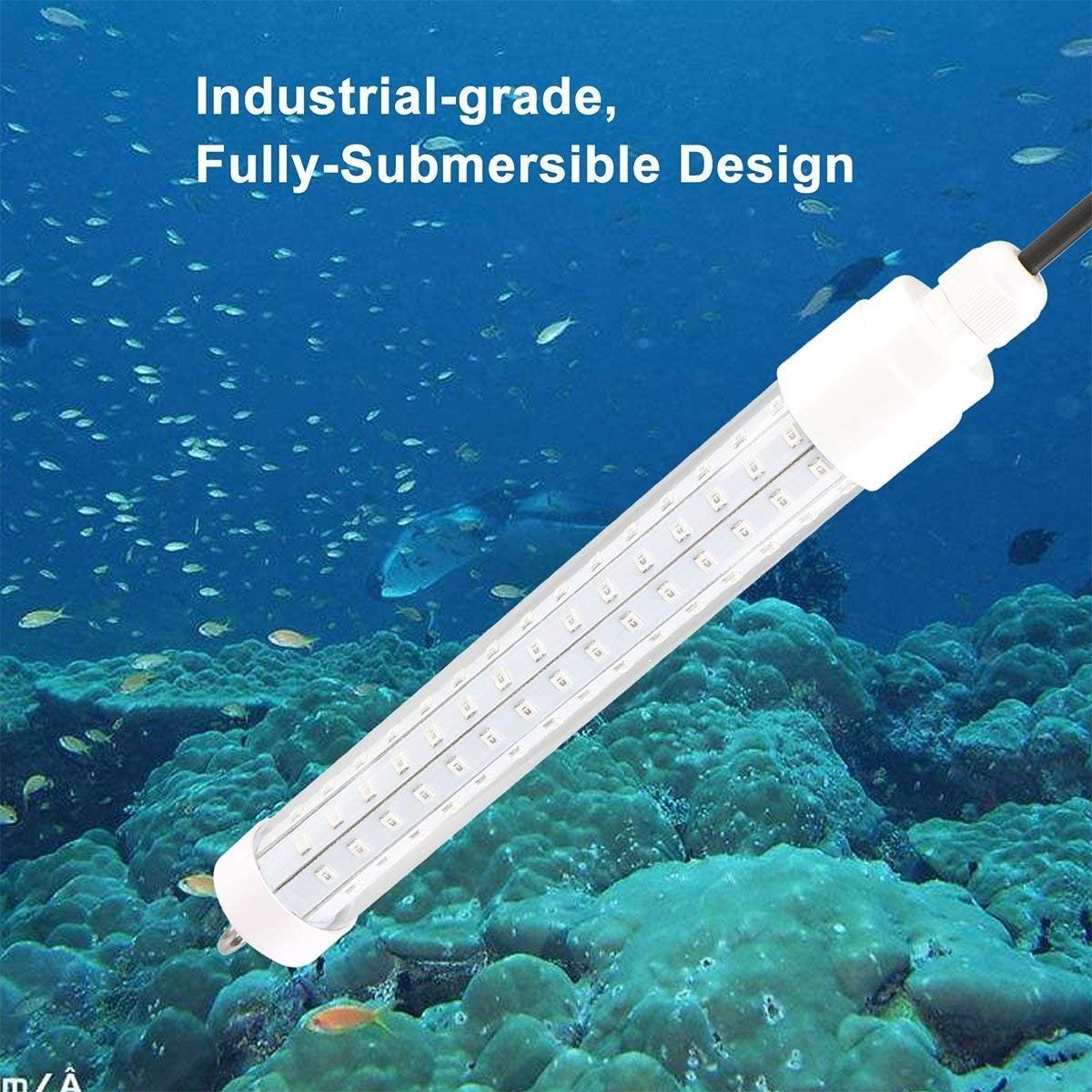 10W Fishing Light underwater led lights for ponds Attracting Fish LED Night Luring Lamps boat light Docks Fishing Tool Green