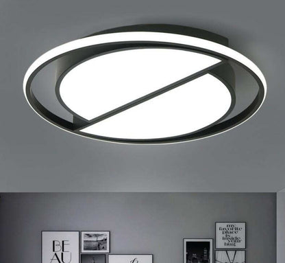 White Black LED Ceiling Lamp Modern With Remote Control Ceiling Light Living Room Kitchen Light Fixtures Indoor Lighting Ceiling