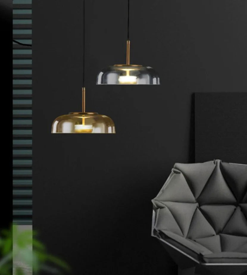 Led Pendant Lighting for Bedroom Bedside Kitchen Restaurant Modern Hanging Lamp Ceiling Decoration Lights Glass Indoor Nordic